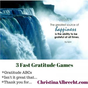 3 Fast Gratitude Games
